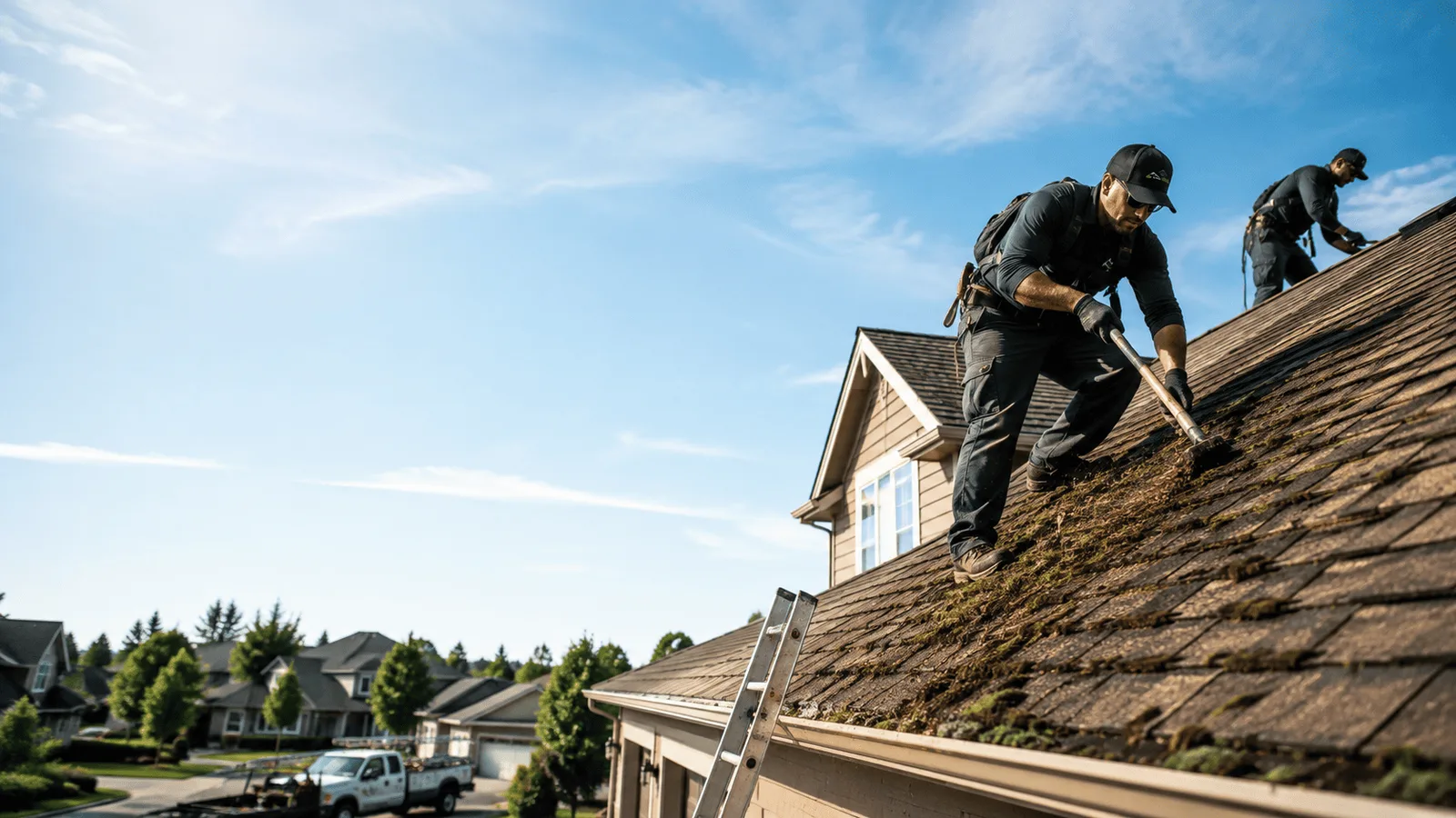 Roof Moss Removal in Cleveland, TX near me